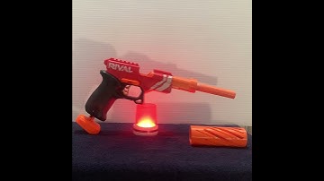 MODIFIED Nerf Rival Knock Out - XFKO NT-007 ( Half Dart In-line )!  #shorts #nerf #nerfmod #blasters