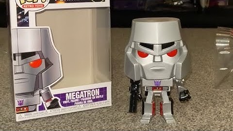 Transformers funko pop 24 megatron unboxing review and G1 complete collection comparison vinyl box