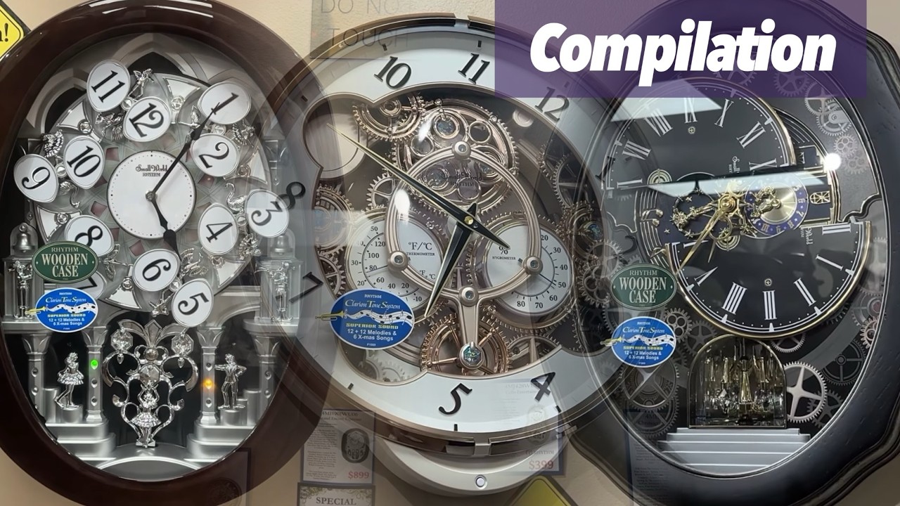 10 Minutes of Musical Clocks at The Clock Peddler | Compilation