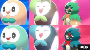 Obtaining IoA Alolan Rowlet, Dartrix & Decidueye (Normal & Shiny) Pokemon Sword + Shield