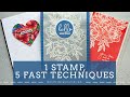 1 Stamp, 5 Fast Techniques