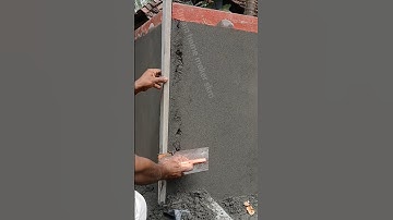 cement plaster method 👌 #construction  #shorts  #cement  #plaster  #shortsfeed  #satisfying