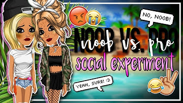 NOOB VS. PRO! | MSP Social Experiment