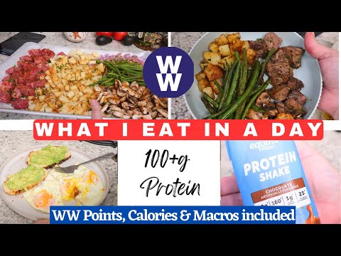 WHAT I EAT IN A DAY ON MY DAY OFF WEIGHT WATCHERS POINTS CALORIES MACROS EASY SHEET PAN MEAL