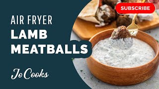 Fast and Easy Air Fryer Lamb Meatballs! Simple and Delicious Recipe | JoCooks.com