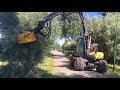 Mecalac 12MTX GreenJob rotary hedge cutter