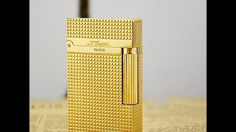 Bật lửa Dupont kẻ lưới màu vàng D26V | Deva.vn | giá 750.000 Đ