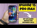 How to Set Up Sleep or Wake Up Alarm in iPhone 15 Pro Max