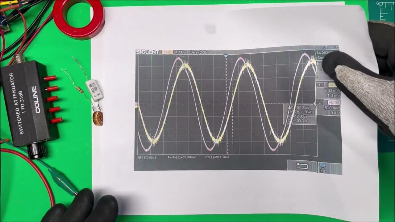 Measure inductance with an oscilloscope YouTube