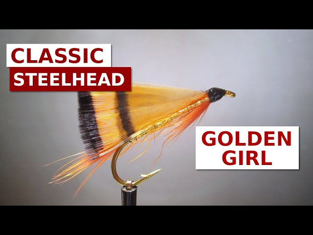 Fly Tying a Golden Girl (Steelhead or Trout Streamer Pattern