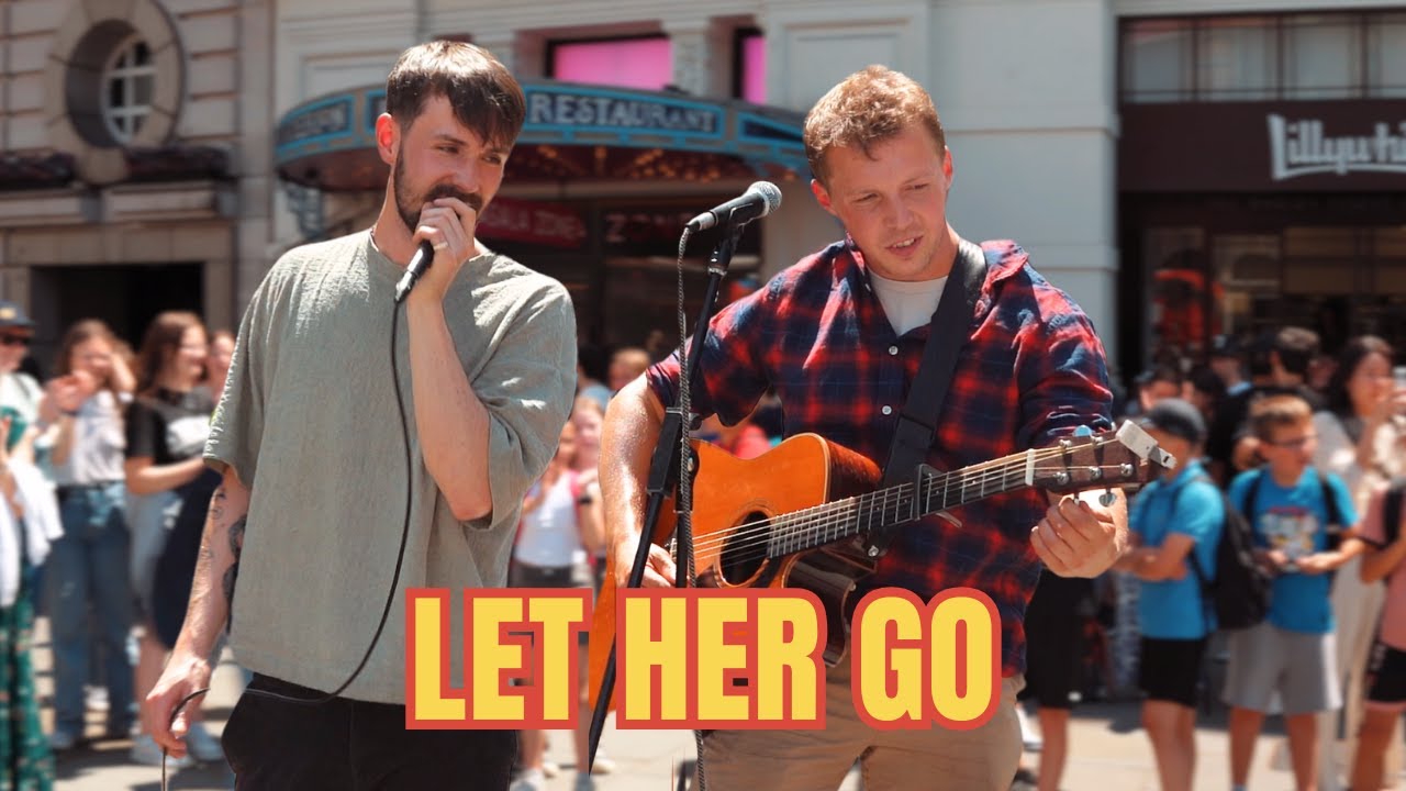 A Random Guy JOINED Me Singing… Then He BLEW Everyone Away | Passenger - Let Her Go