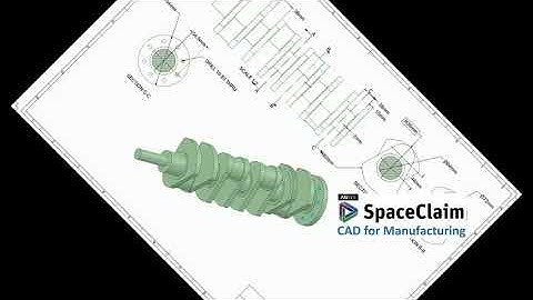 For Beginners 🛠️: Space Claim Ansys Tutorial 📐-Crank Shaft