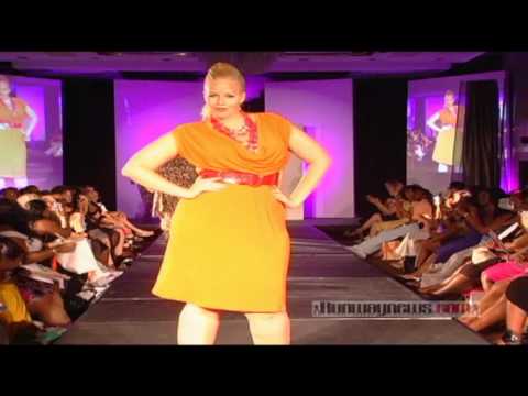 Qrystal Frazier showcases at Full Figured Fashion ...