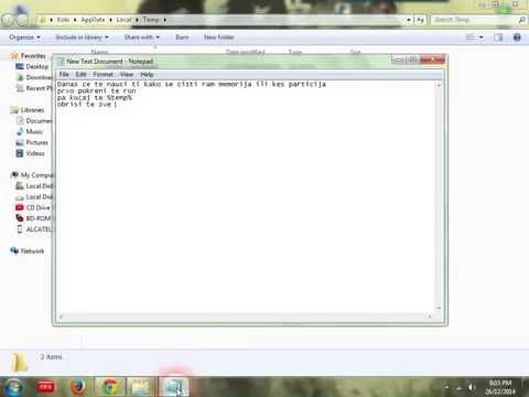 Oslobodite vasu ram memoriju - (Clean your RAM memory) Fast