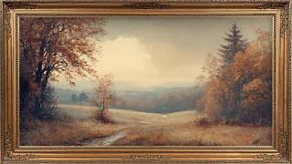 Beautiful Fall Frame TV Art 🍂 Vintage Autumn Landscape Painting | 4K TV Art With Gold Picture Frame screenshot 5