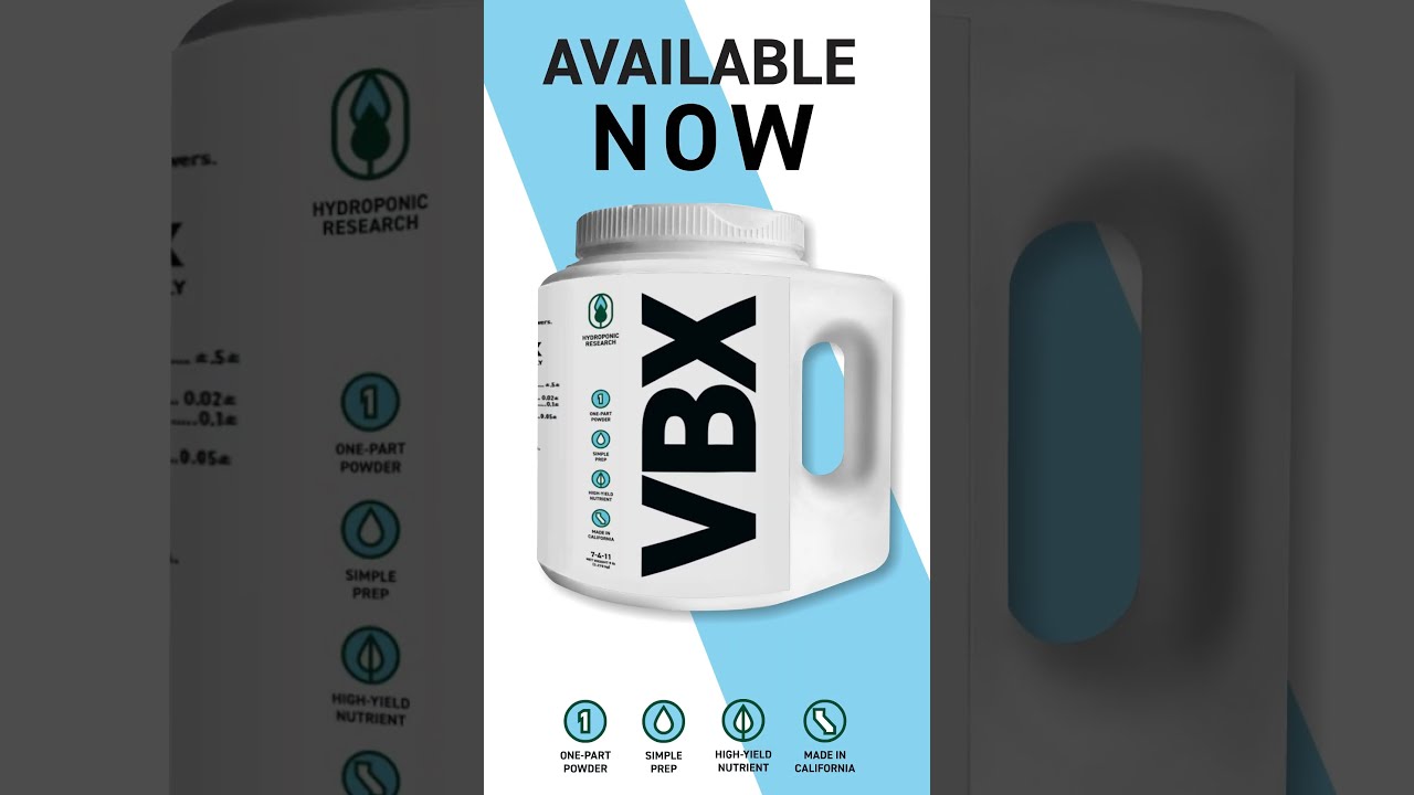 VBX with "Clean Chemistry" Formula