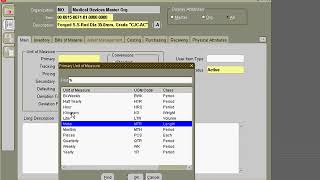 Define new Inventory Item in Oracle EBS R12.1.3