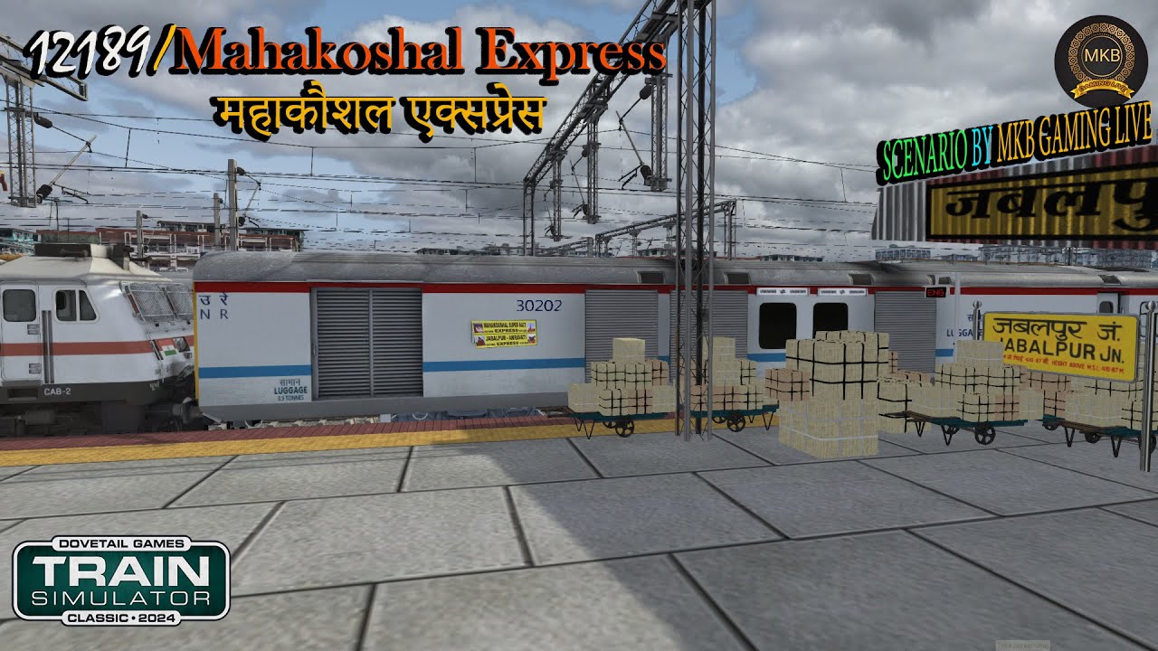 New Scenario 12189/Mahakoshal Express | महाकौशल एक्सप्रेस | #expresstrain #railworks #train