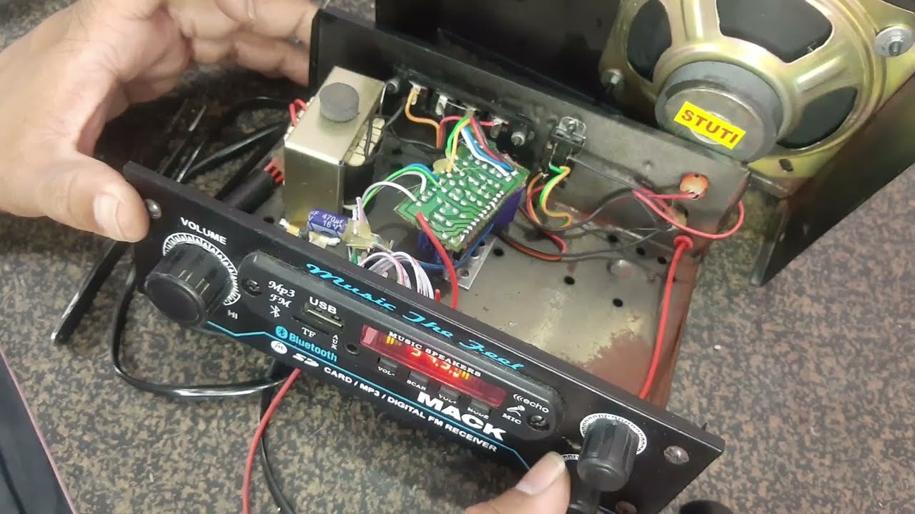 CD 6283 Ic audio Amplifier Circuit Full Wiring In Kannada // Cheapest Audio Amplifier Board
