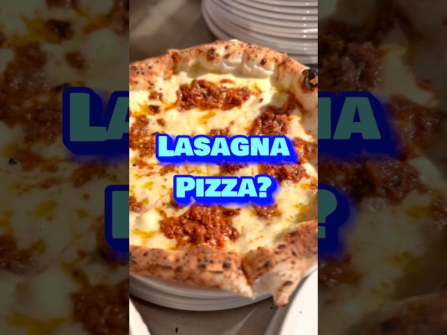 A lasagna pizza, not a pizza lasagna