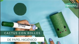 Cactus con rollos de papel higiénico - HomeArtTv producido por Juan Gonzalo Angel Restrepo