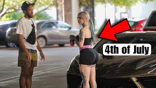GOLD DIGGER PRANK PART 18 ON 4TH OF JULY | TKTV