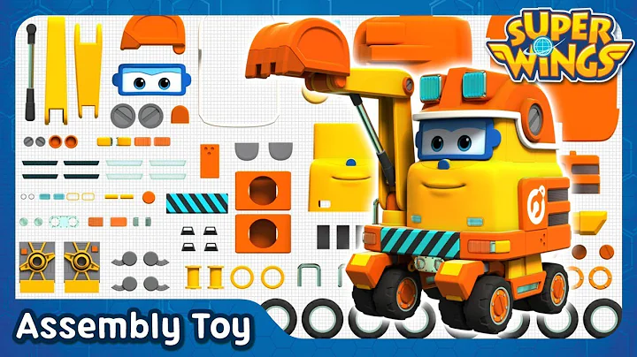 SuperWings Scoop Assemble toy | 3D Assembly Toy | Video for Kids