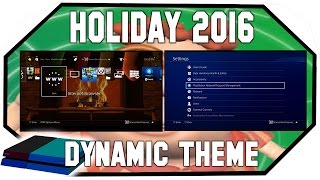 PS4 Holiday 2016  Dynamic Theme ( DO NOT DOWNLOAD )