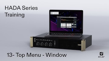HADA Series Training 13: Top Menu - Window