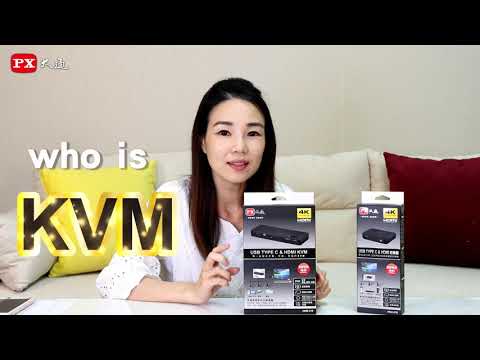 【PX大通】HKM-310：第一台整合USB TYPE C與HDMI的KVM(整合USB TYPE C與HDMI所有設備)