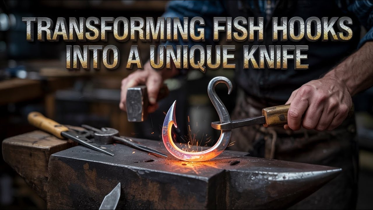 Transforming Fish Hooks into a Unique Knife