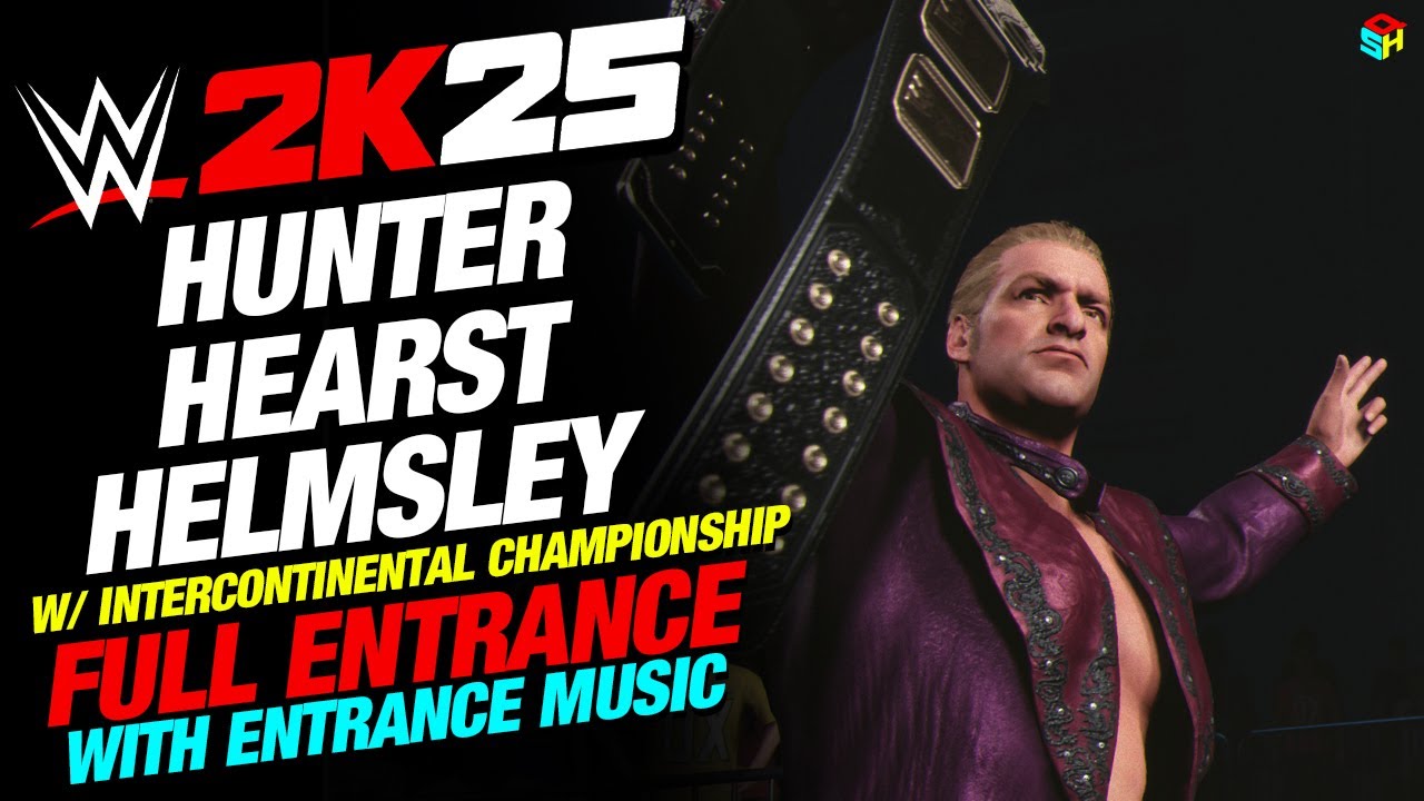 HUNTER HEARST HELMSLEY WWE 2K25 ENTRANCE - 