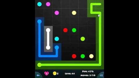 flow game facebook - 8 x 8 mania level 44 Connect the dots