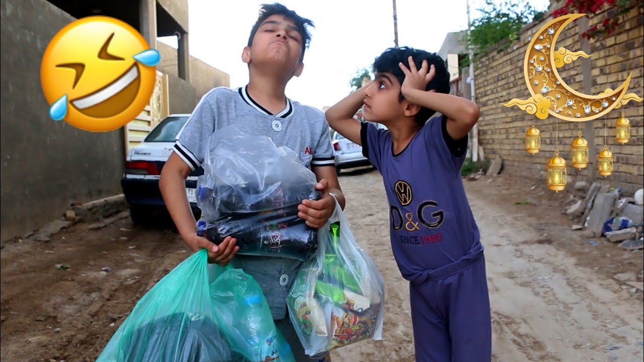 فلم قصير (تسوق رمضان)شوفو شسوه اخوي صغير 😢💔2023 لايفوتكم