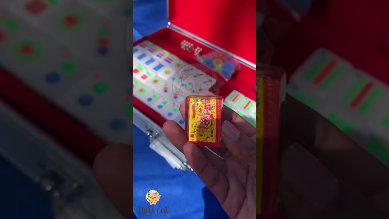 Custom made Chinese new year inspired mahjong set. 😍 