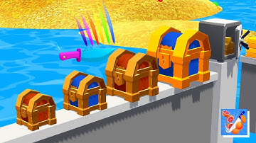 Slice it all! Very satisfying and relaxing ASMR slicing game | I play All Levels