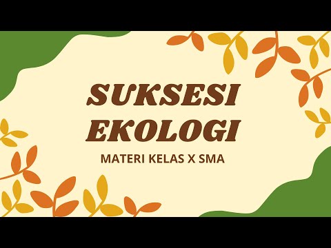 Video: Materi apa yang ada dalam suksesi sekunder?