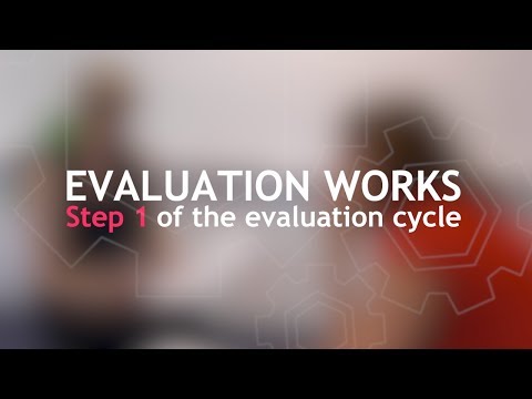Step 1 of the evaluation cycle: Identify and understand
