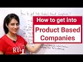 How to prepare for product based companies