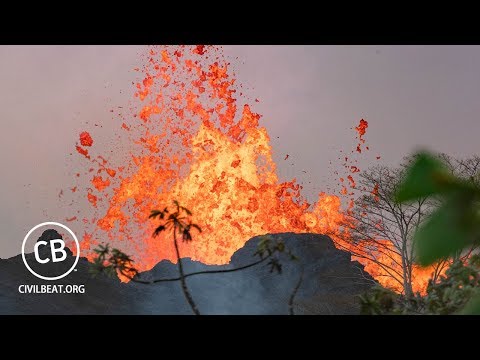 Live Video: Kilauea Lava Flow Activity In Lower Puna Hawaii