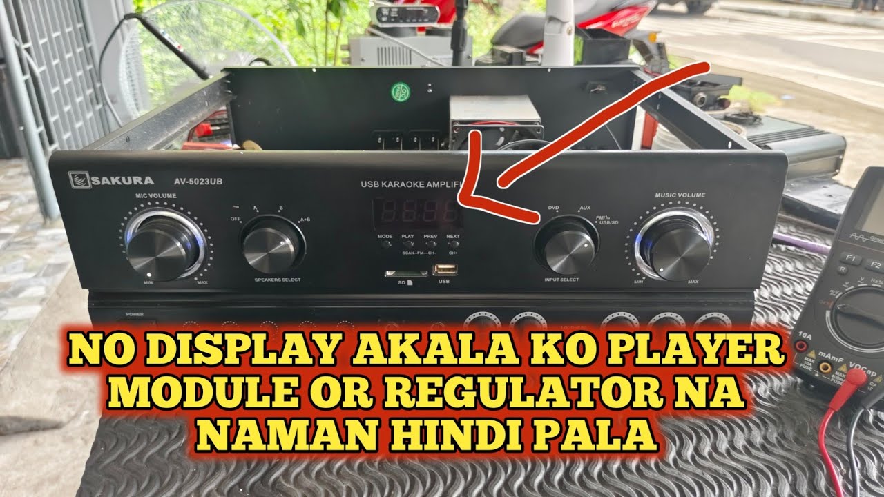 SAKURA AV-5023UB walang tunog dahil dito