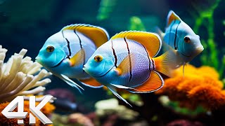Witness Ocean Beauty In 4K (ULTRA HD) - Sea Animals for Relaxation, Beautiful Coral Reef Fish