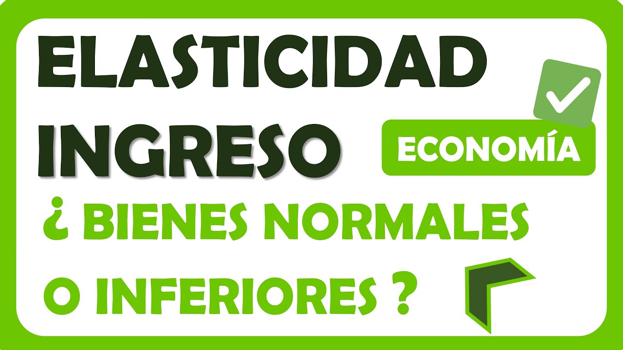 COMO CALCULAR LA ELASTICIDAD INGRESO DE LA DEMANDA EJERCICIO 01 