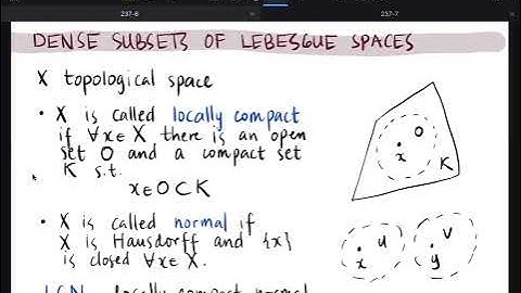 UPB Math 237 LEC5B Dense Subsets of Lebesgue Spaces
