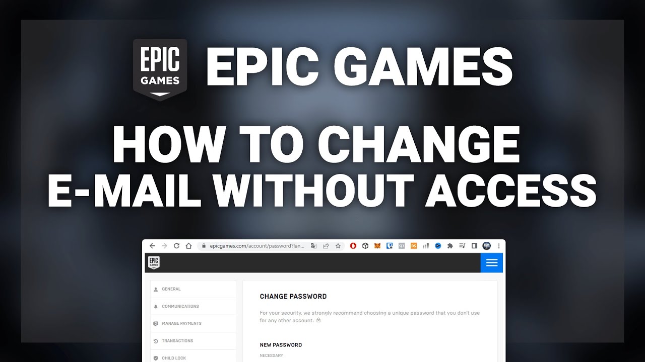 Epic Games Account Security - Epic Games