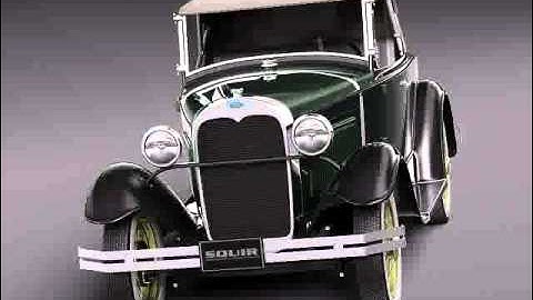 Ford Model A Roadster 1929-1931 3D model from CGTrader.com