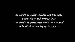 Video thumbnail of "Jerrod Niemann One More Drinkin Song Lyrics"