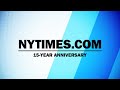 Nytimes.com 15 Year Anniversary