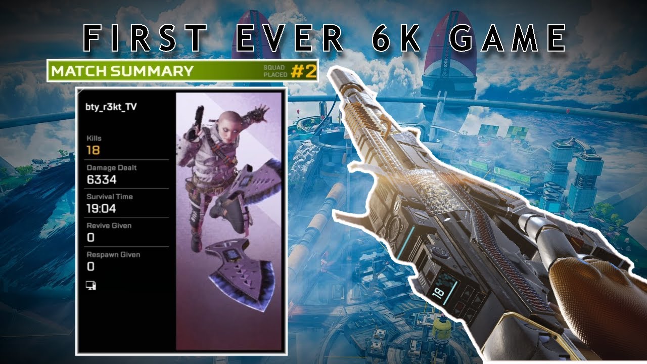 MY FIRST EVER 6K DAMAGE GAME (Apex Legends)
