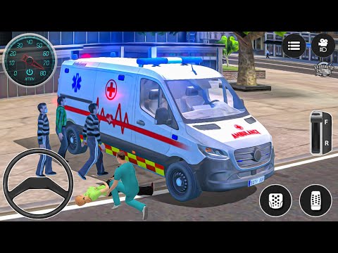 Ambulans Simülatör Oyunu - Acil Ambulans Oyunu - City Ambulance Drift 2024 - Android Gameplay